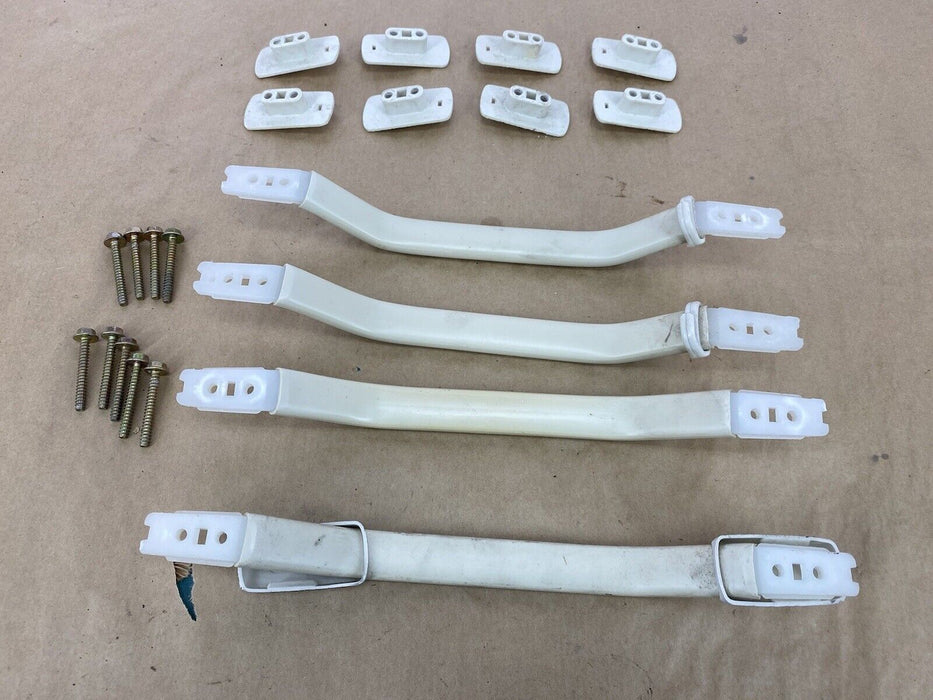 1986-1993 Volvo 240 242 244 245 Overhead Grab Handles Set of 4 Tan OEM #2501E