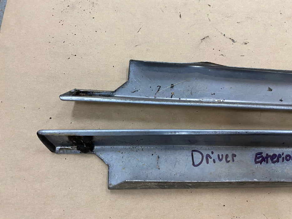 1955-1956 Chrysler Imperial Driver & Passenger Door Trim Molding Pair OEM #2534E