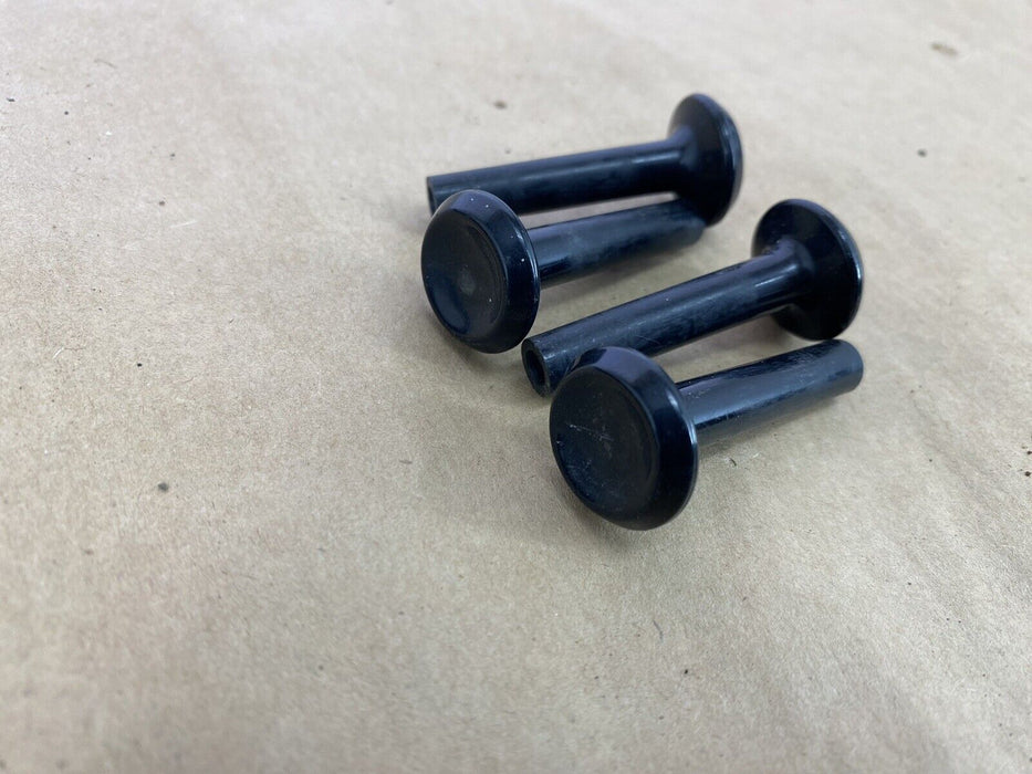 1973-1974 Volvo 144 145 Black Door Lock Stud Pull Set of 4 OEM #2485EJ