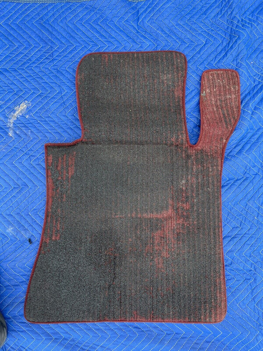 1979-1985 Mercedes 300SD W126 Full Set of 4 Maroon Floor Mats OEM #313EM