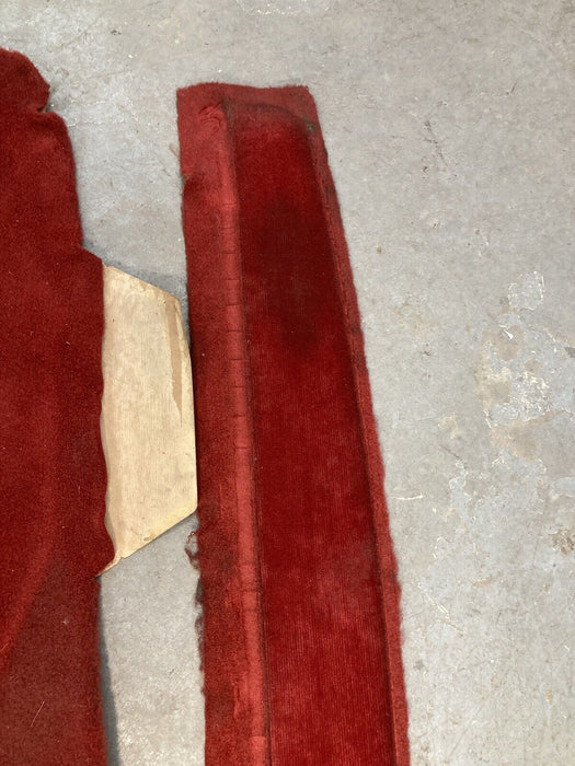 1976-1979 Cadillac Seville Interior Rear Carpet Parcel Shelf Red GM OEM #1865M