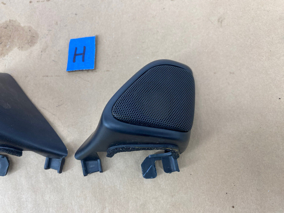 1997-2001 Lexus ES300 Left & Right Door Tweeter Corner Speaker Covers OEM #2301E