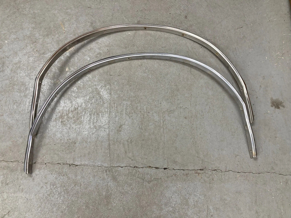 1976-1979 Cadillac Seville Rear Fender Chrome Trim Molding Rings OEM #1906M