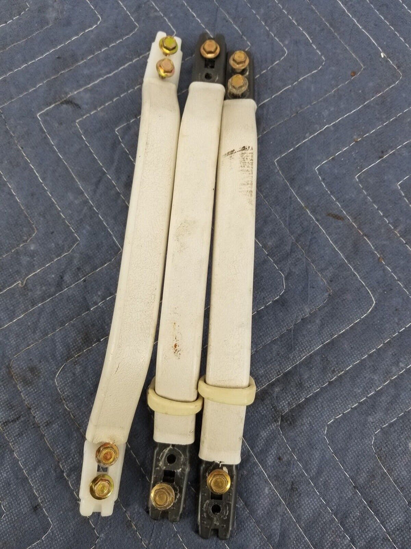 Volvo 240 244 245 Roof Interior Grab Handles x3 Light Tan White OEM #2623E