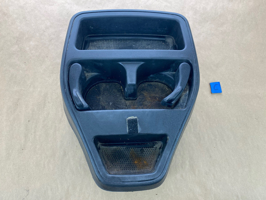 2001-2004 Dodge Dakota Front Lower Center Console Cup Holder Black OEM #2435E