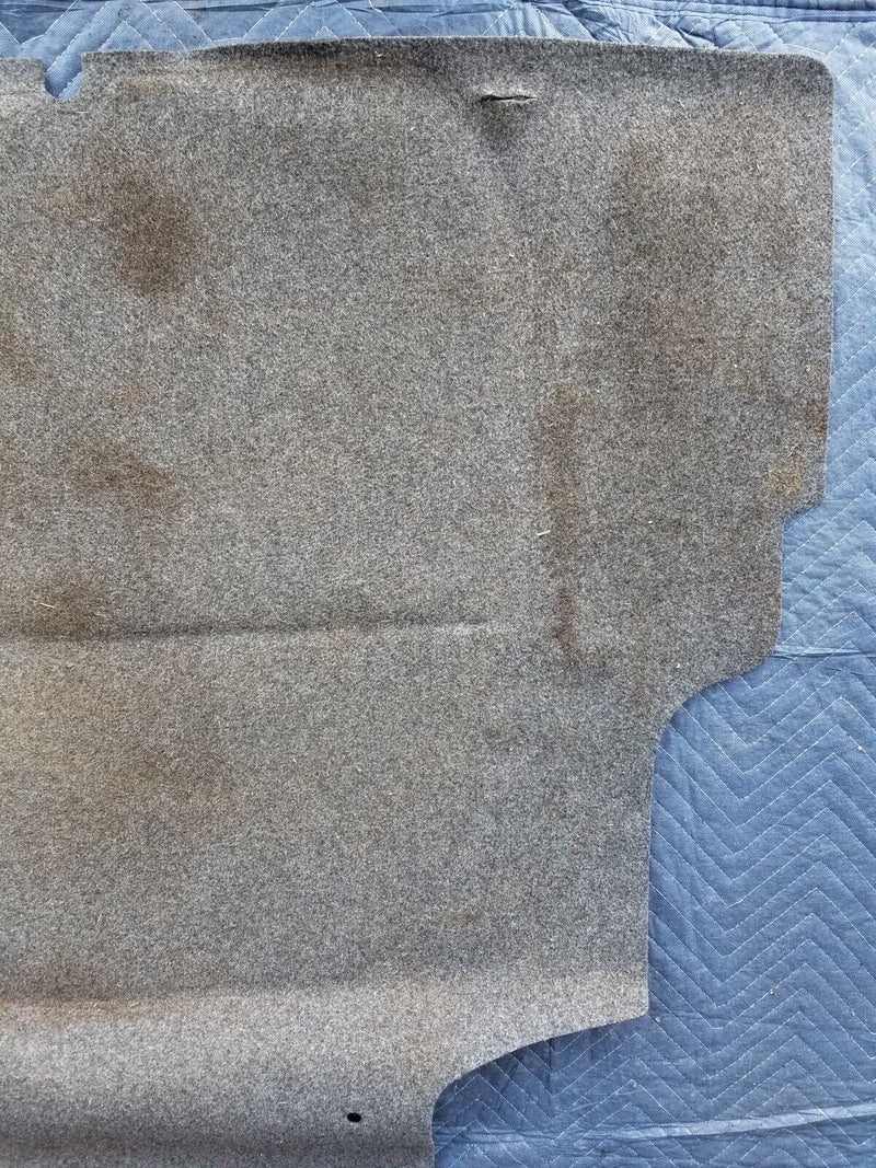 1992-1997 Volvo 850 850R Sedan Rear Trunk Carpet Panel Spare Cover Gray #2771E