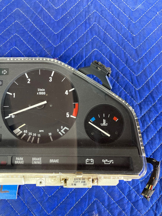 1982-1994 BMW E30 318i 325i Instrument Gauge Cluster Assembly MPH OEM #2473M