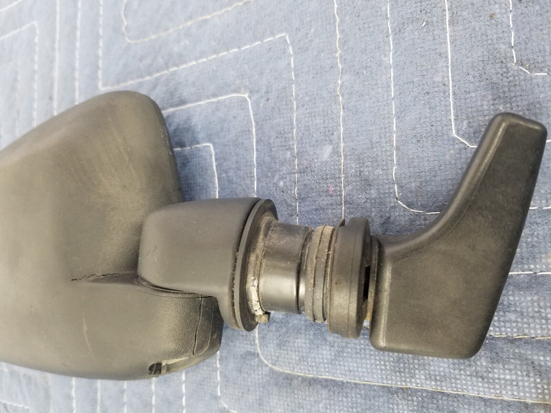 Volvo 240 242 244 245 Passenger Side View Mirror Manual Flat Slim Early #2580E