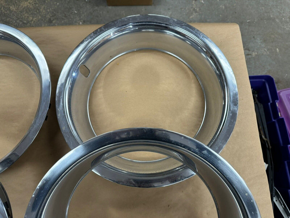 1969-1982 Corvette C3 GM Rally Wheel Trim Beauty Ring Set of 4 SS 15” OEM #3272E