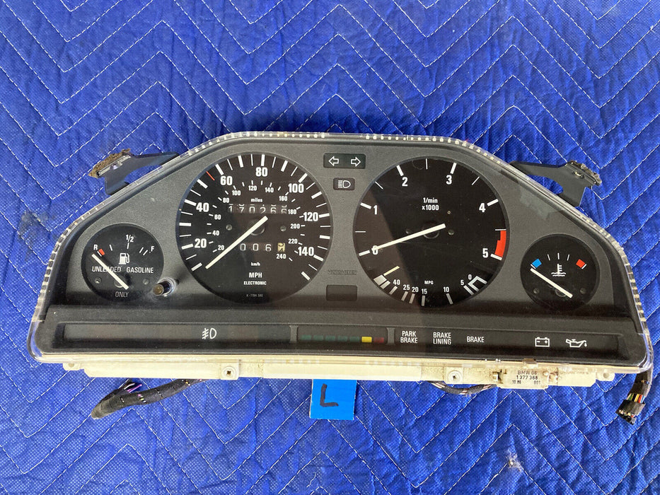 1982-1994 BMW E30 318i 325i Instrument Gauge Cluster Assembly MPH OEM #2473M