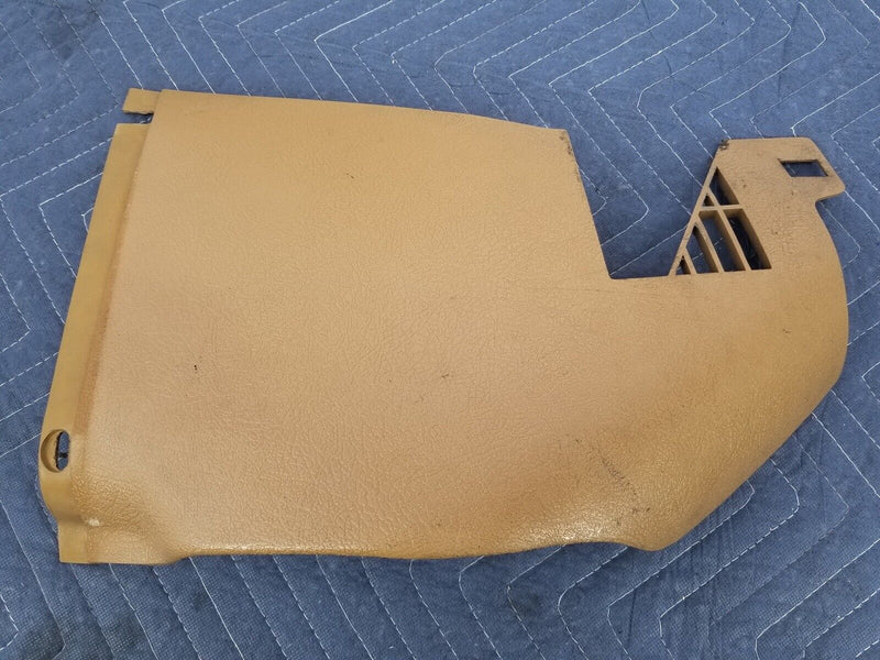 Volvo 240 244 245 Passenger Side Inner Footwell Kick Panel Center Tan OEM #2584E