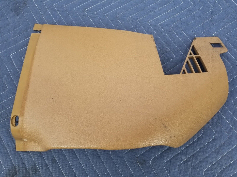 Volvo 240 244 245 Passenger Side Inner Footwell Kick Panel Center Tan OEM #2584E