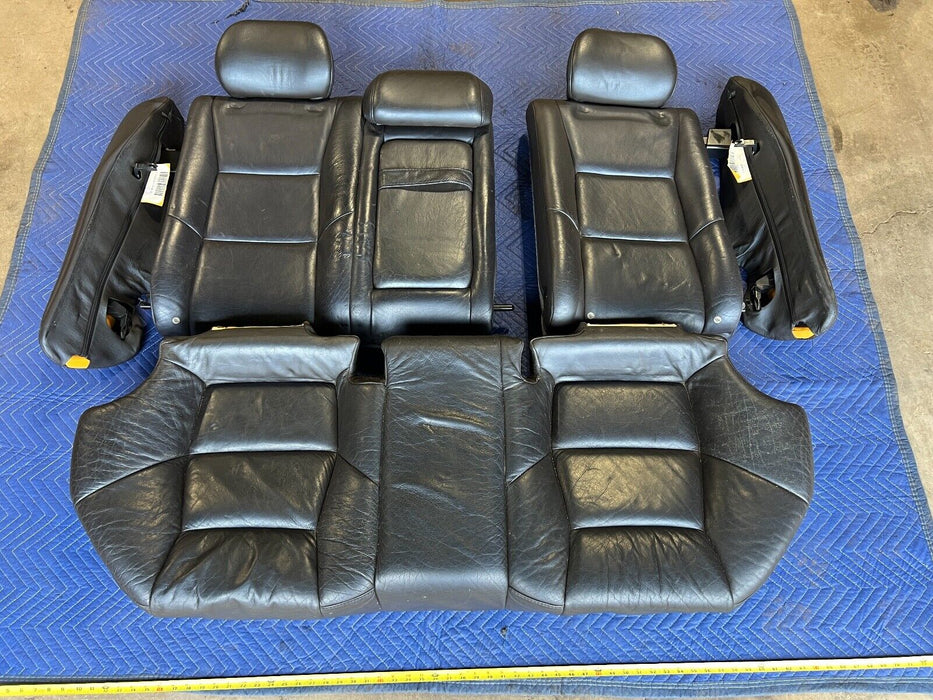 2005-2007 Volvo S60R Rear RH & LH Nordkap Blue Leather Bench Seat Set OEM#1222EM