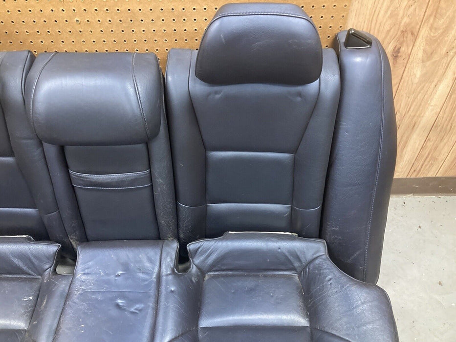 2005 2006 2007 Volvo S60R S60 Rear Seat Nordkap Blue Leather Back Bench #1409M