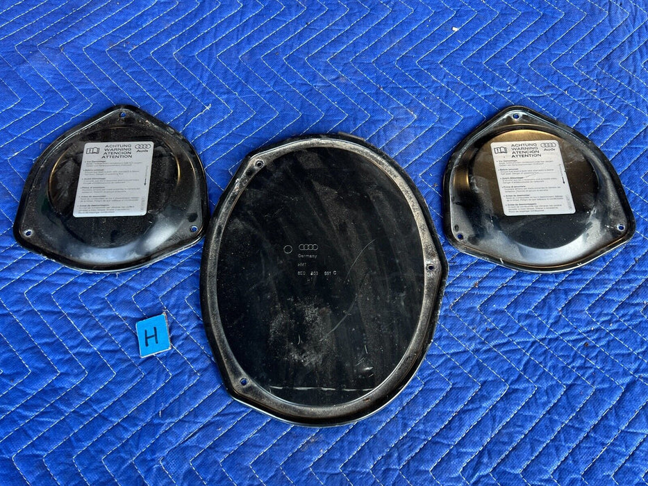 2003-2009 Audi S4 B6 B7 8E Fuel Tank Covers 8E0803961C 8E0010162P OEM #599EM