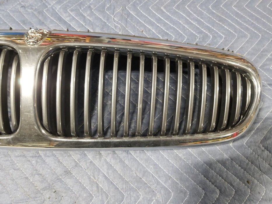 2002-2008 Jaguar X-Type 2.5L X400 Front Grille Assembly Chrome Hood OEM #1963E