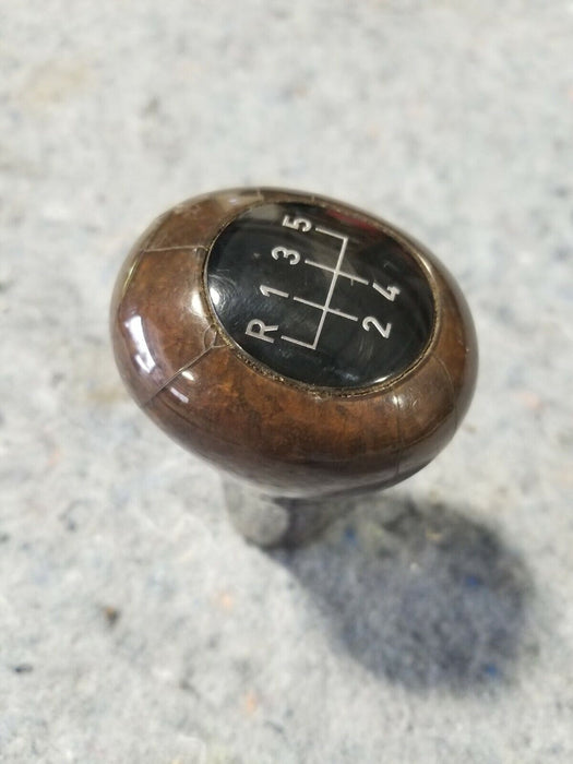 2001-2006 E46 BMW 330X MANUAL SHIFTER WOOD 5 SPEED KNOB MYRTLE OEM #255CN