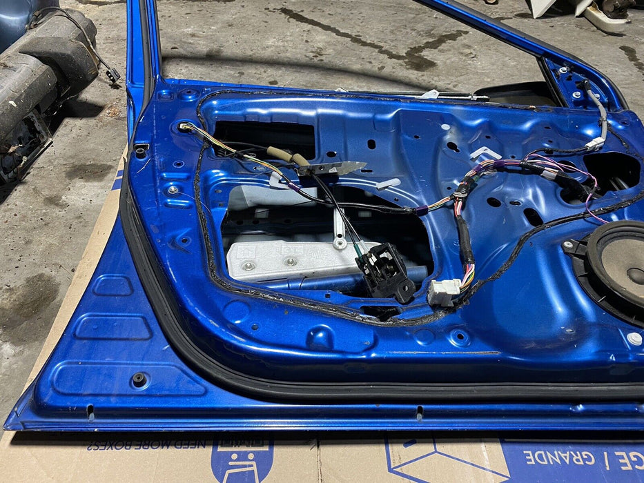 2009-2013 Toyota Corolla Driver Side Front Door w/Mirror Blue Left OEM #1769E