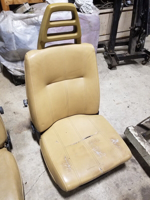 Volvo 240 244 245 Front Right Passenger Side Tan Vinyl Seat OEM #2680E