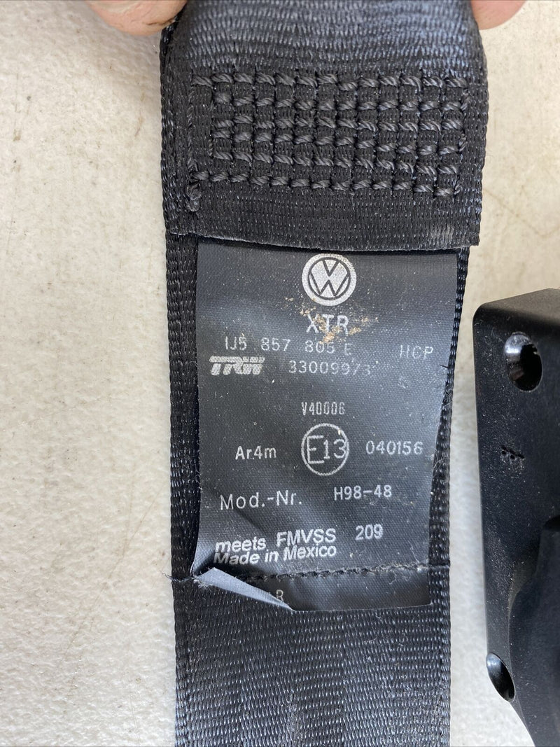 02-05 VW JETTA REAR OUTER SEAT BELT STRAP SET W/ BRACKETS OEM Right Left #1266E