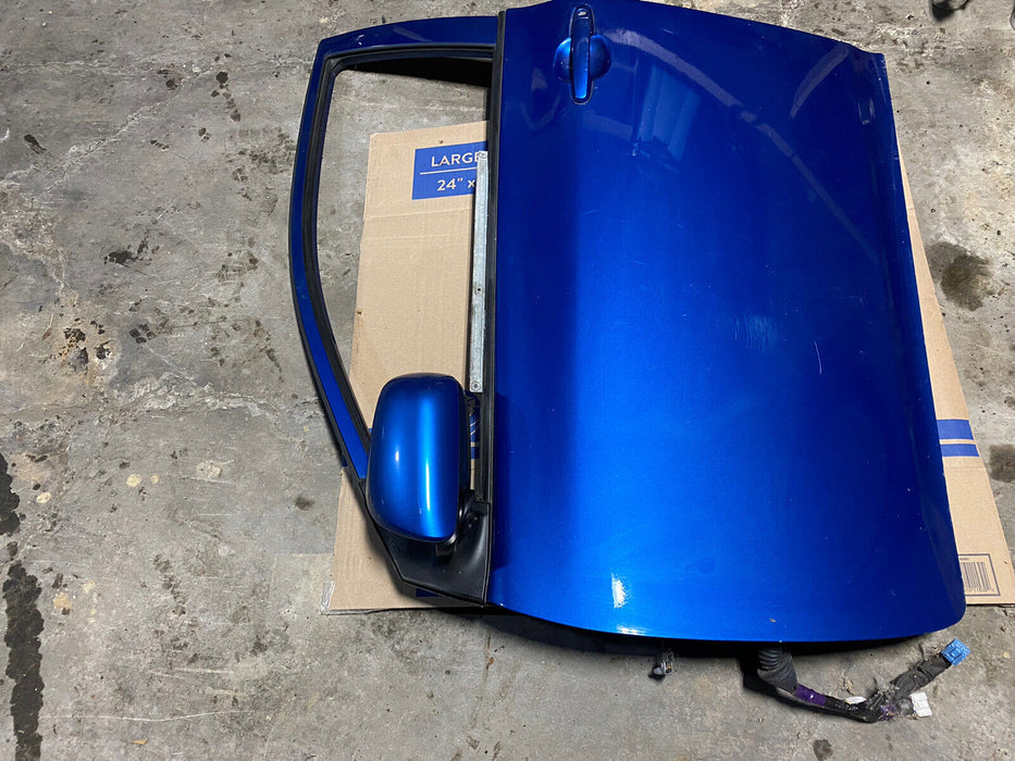 2009-2013 Toyota Corolla Driver Side Front Door w/Mirror Blue Left OEM #1769E