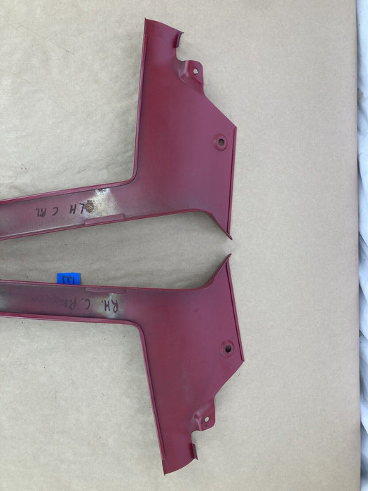 1976-1979 Cadillac Seville C Pillar Trim Red Pair Left Right Interior OEM #1818M