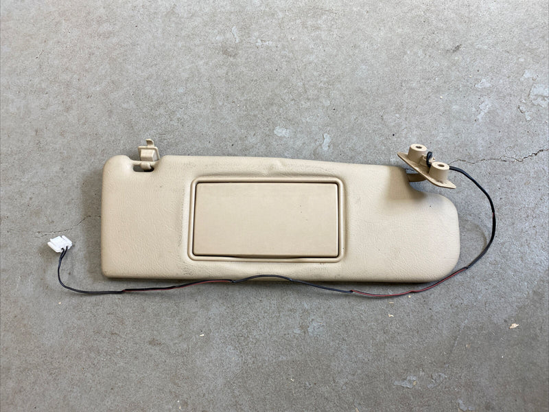 1998-2000 Volvo Sun Visor Tan Right Passenger Side OEM V70 V70R S70 #1265E