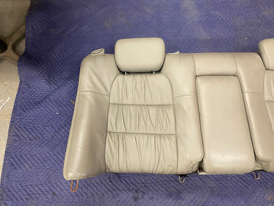 1997-2001 Lexus ES300 Toyota Rear Leather Seat Bench Gray Headrests OEM #2303E