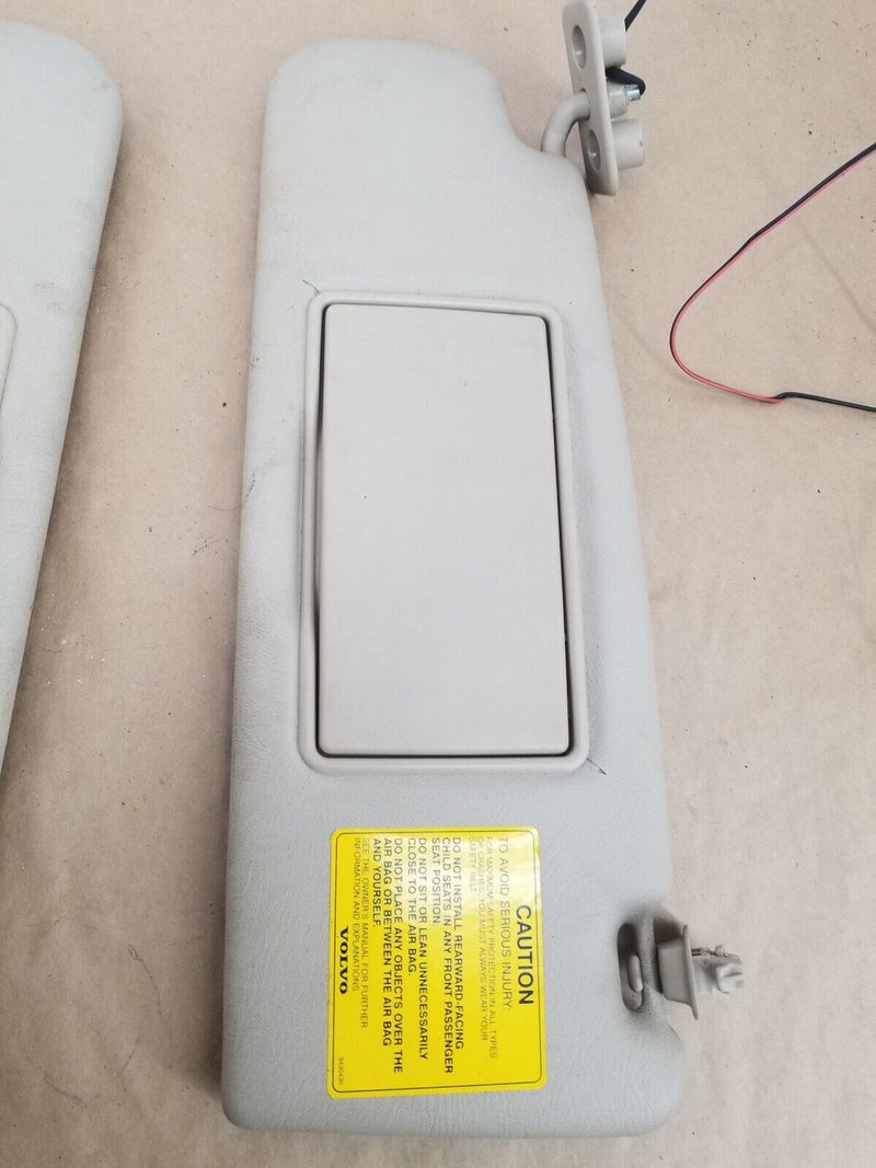 Volvo 850 850R C70 S70 V70 Left & Right Tan Sun Visor Pair 92-00 OEM #2850E