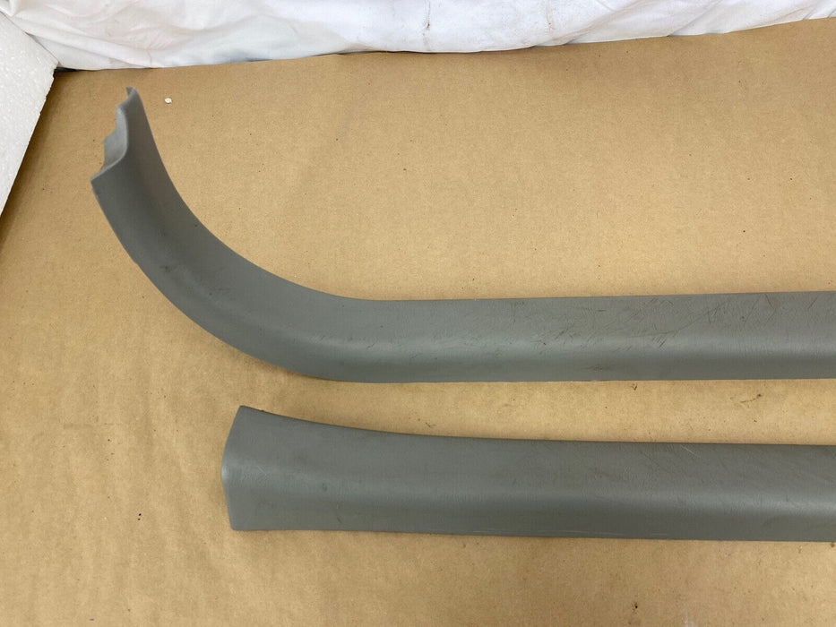 1997-2001 Lexus ES300 Front Door Sill to Carpet Trim Gray L & R Pair OEM #2393E