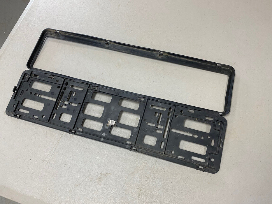 1986-1994 BMW 7 Series E32 Front Bumper Euro License Plate Bracket OEM #1563E