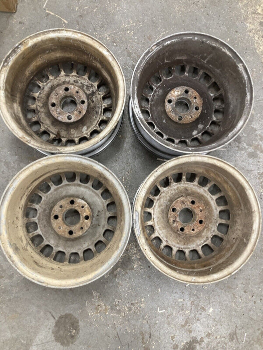 1982-1994 BMW E30 318i 325i Rims Set Of 4 1125688 6Jx14H2 E35 Mag OEM #2499M