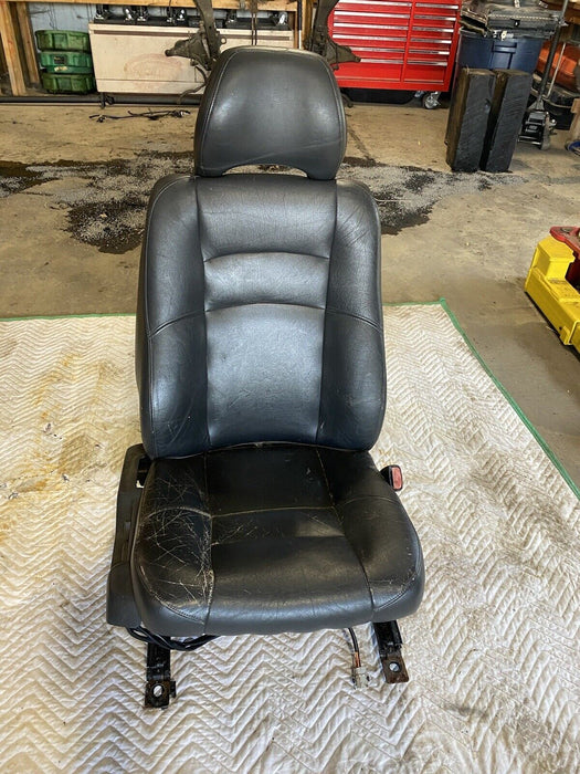 98-00 Volvo V70R V70 S70 Charcoal Gray Leather Front Right Pass Seat OEM #1599E