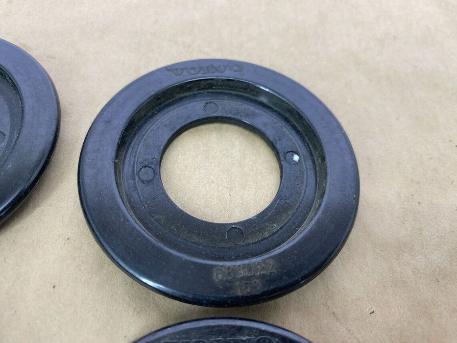 1973-1974 Volvo 144 145 Black Door Window Crank Wear Ring Set of 4 OEM #2487EJ