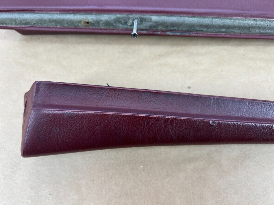 1979-1985 Mercedes 300SD W126 Set of Front Rear L + R Maroon Door Trim OEM#275EM