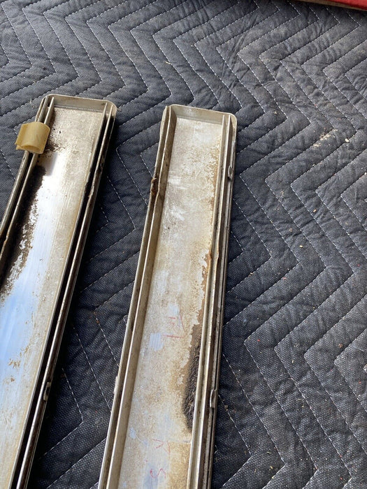 1961-1964 Buick Electra 225 Door Sill Scuff Plate Trim Pair Interior OEM #2961E