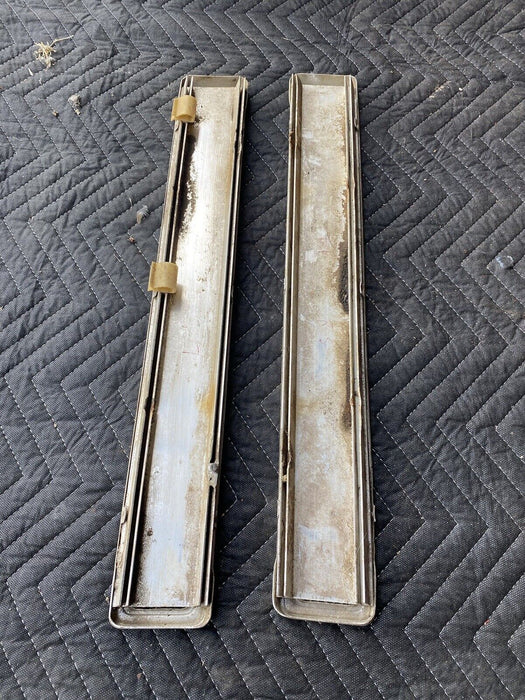 1961-1964 Buick Electra 225 Door Sill Scuff Plate Trim Pair Interior OEM #2961E