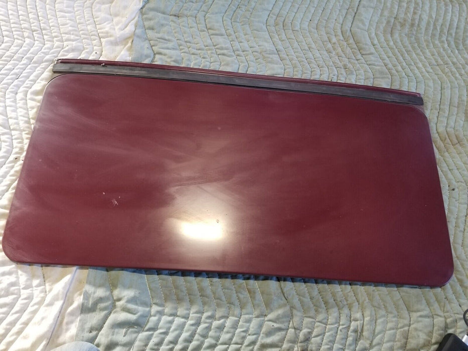 1986-1993 Volvo 240 242 244 245 Sunroof Assembly (Dented) Painted Maroon #169AN