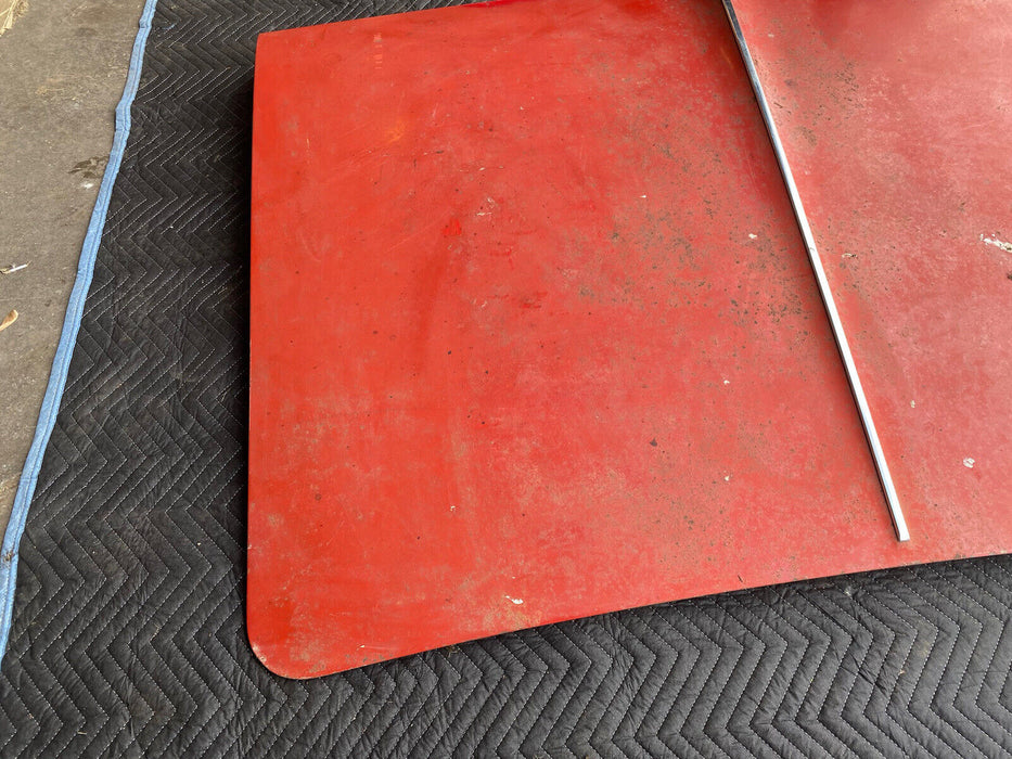 1961-1964 Buick Electra 225 Rear Deck Lid Trunk Panel Red w/Trim OEM #2958E