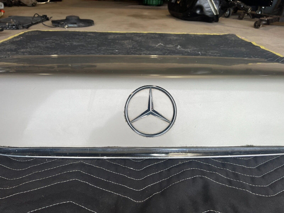 1979-1985 Mercedes 300SD W126 Sedan Silver Deck Lid Trunk w/ Emblem OEM #332EM