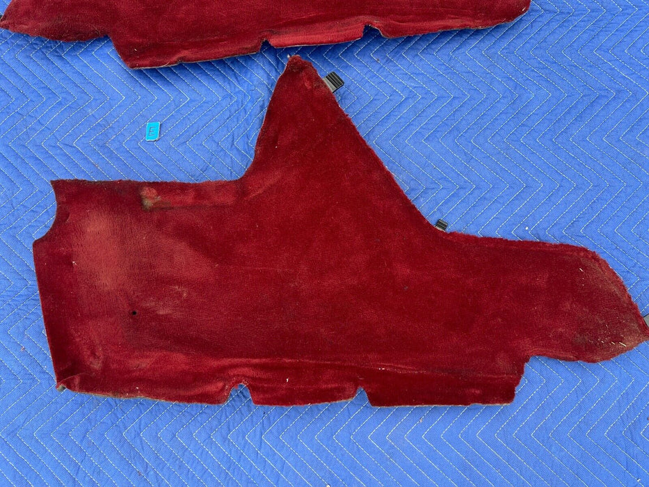 1979-1985 Mercedes 300SD W126 Maroon Fairing Cover Pair R/L 1266831525 OEM#308EM