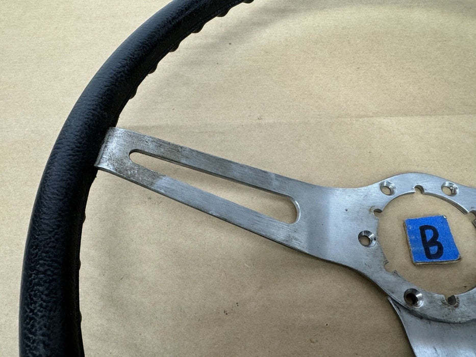 1968-1975 Corvette C3 15” Steering Wheel 3 Spoke Black OEM *NICE* #3242E