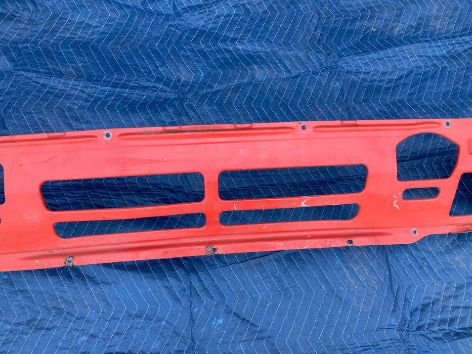 1982-1994 BMW E30 318i 325i Metal Bumper Red Valance Front Grille OEM #2340M