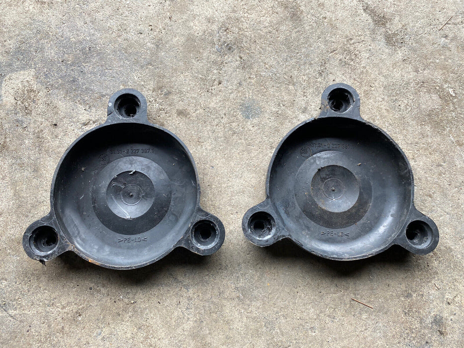 92-99 BMW 3 Series E36 M3 M Sport Strut Nut Cap Covers Pair #563E