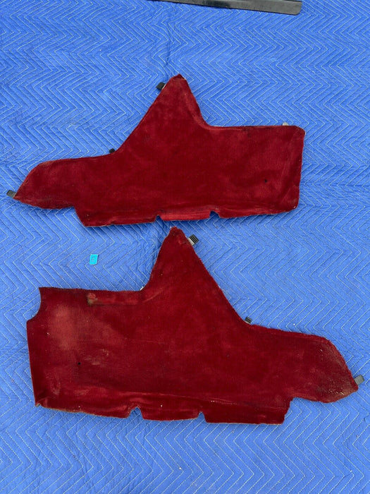 1979-1985 Mercedes 300SD W126 Maroon Fairing Cover Pair R/L 1266831525 OEM#308EM