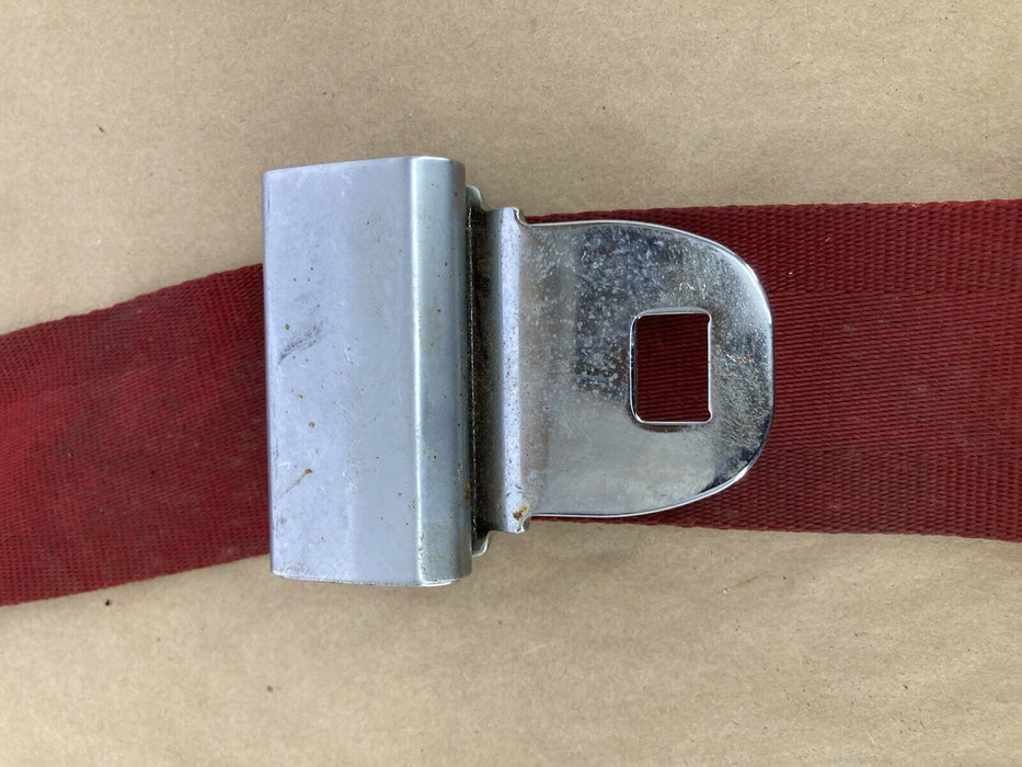 1976-1979 Cadillac Seville Rear Seat Belt Buckle Red Center Bench GM OEM #1802M