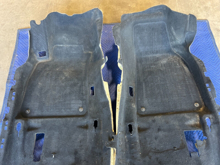 2003-2009 Audi S4 B6 B7 8E Interior Black Molded Carpet Set 8E1863021 OEM #558EM