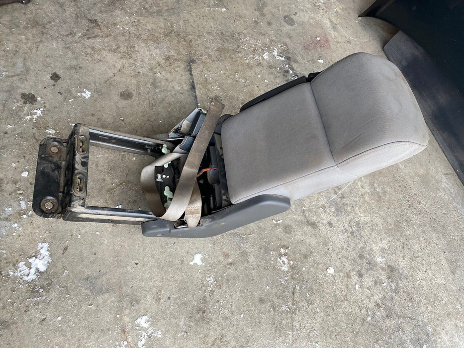 04-08 Ford F150 Gray Center Console Jumpseat Armrest W/Base Lid Seat OEM #326E