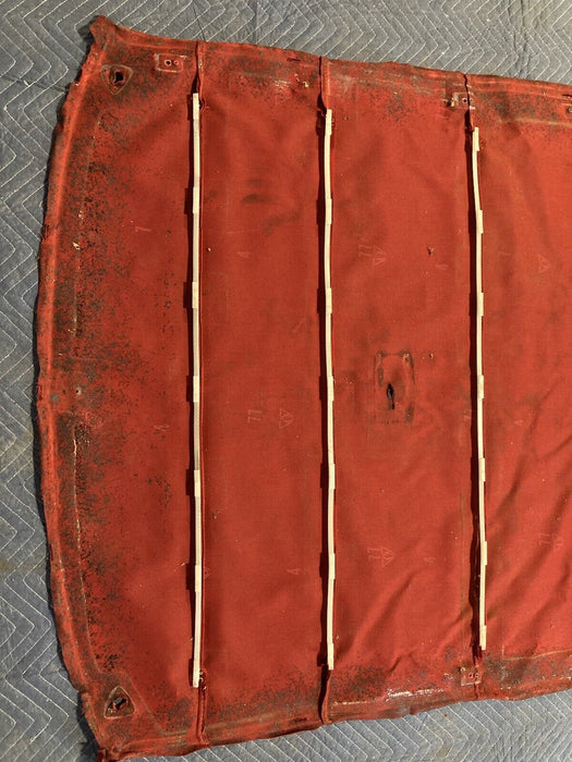 1976-1979 Cadillac Seville Ceiling Roof Headliner Red Cloth Sedan OEM #1742M