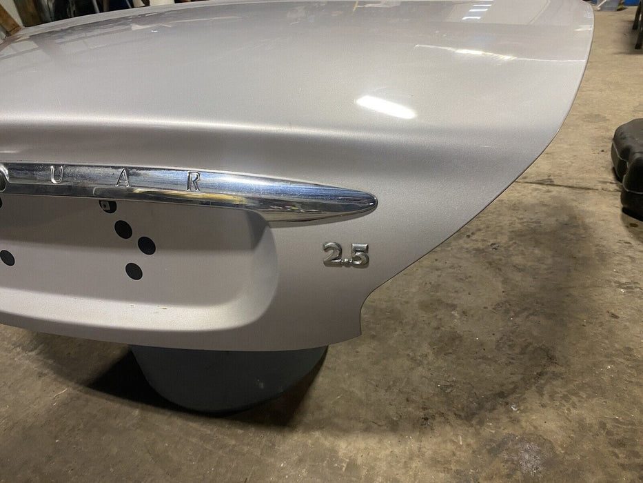 2002-2008 Jaguar X-Type 2.5L Complete Rear Trunk Deck Lid Silver OEM #1890E